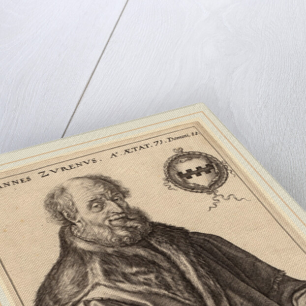 Johannes Zurenus, 1590 by Hendrik Goltzius