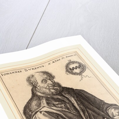 Johannes Zurenus, 1590 by Hendrik Goltzius