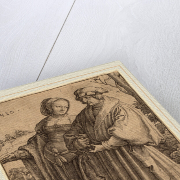 The Promenade, 1520 by Lucas van Leyden