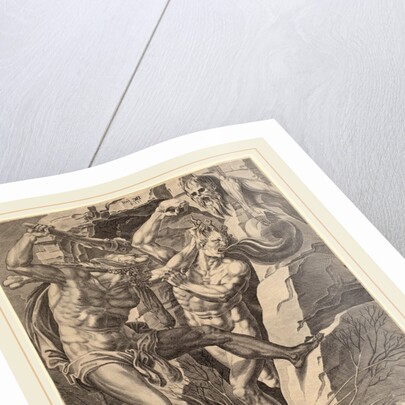 Hercules Killing Cacus, 1554 by Dirck Volckertz Coornhert