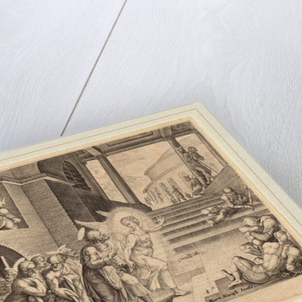 The Apostles Delivered from Prison by an Angel by Philip Galle