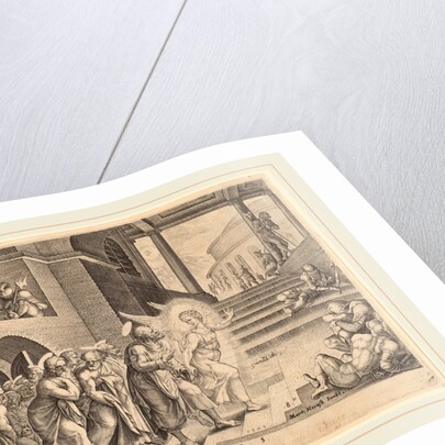 The Apostles Delivered from Prison by an Angel by Philip Galle