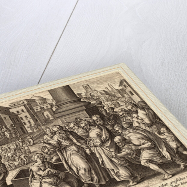 Saint Paul Heals the Lame Man at Lystra by Philip Galle