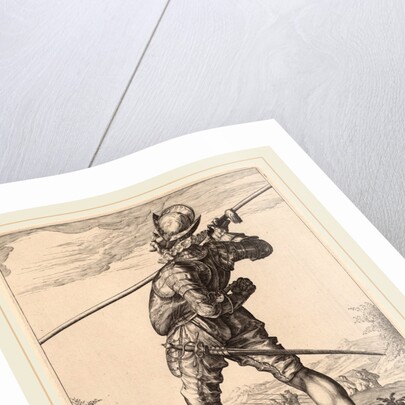 Pikeman, 1587 by Jacques de Gheyn II