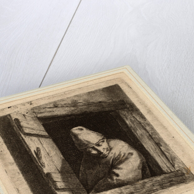 The Peasant in a Window by Cornelis Bega