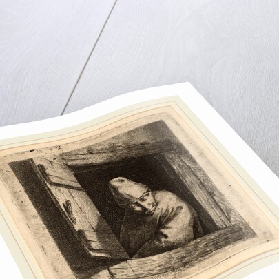 The Peasant in a Window by Cornelis Bega