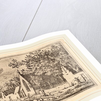 Swine Herd near a Chapel by Allart van Everdingen