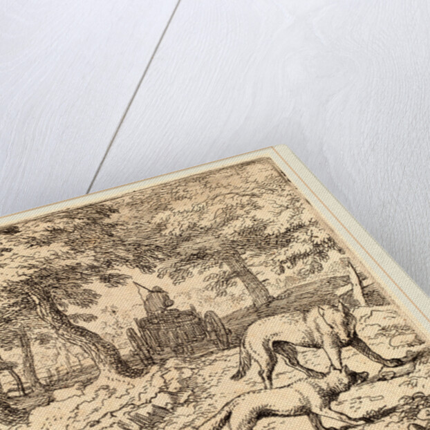 Reynard and the Wolf before the Fish Cart by Allart van Everdingen