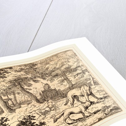 Reynard and the Wolf before the Fish Cart by Allart van Everdingen