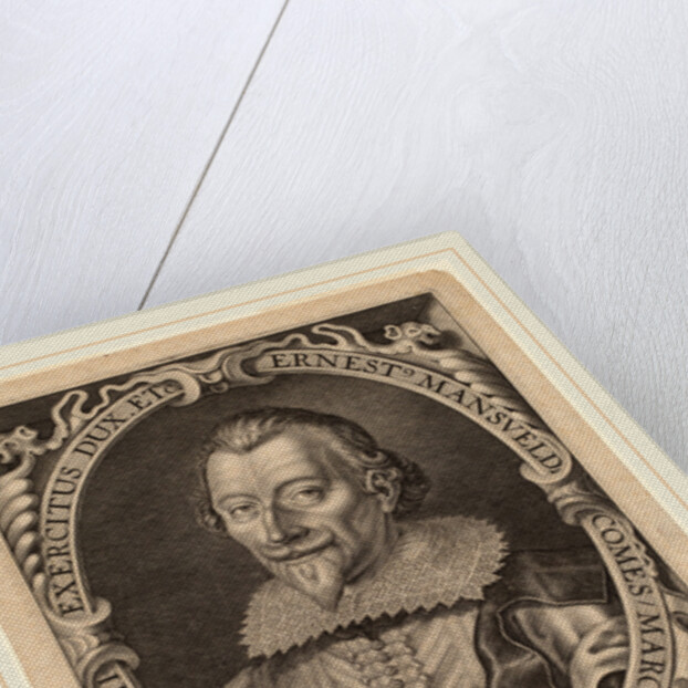 Count Ernest Mansfeld, 1623 by Simon de Passe