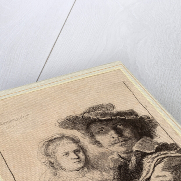 Self-Portrait with Saskia, 1636 by Rembrandt van Rijn