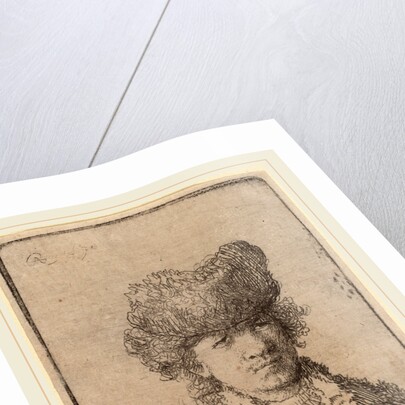 Self-Portrait in a Fur Cap, 1630 by Rembrandt van Rijn
