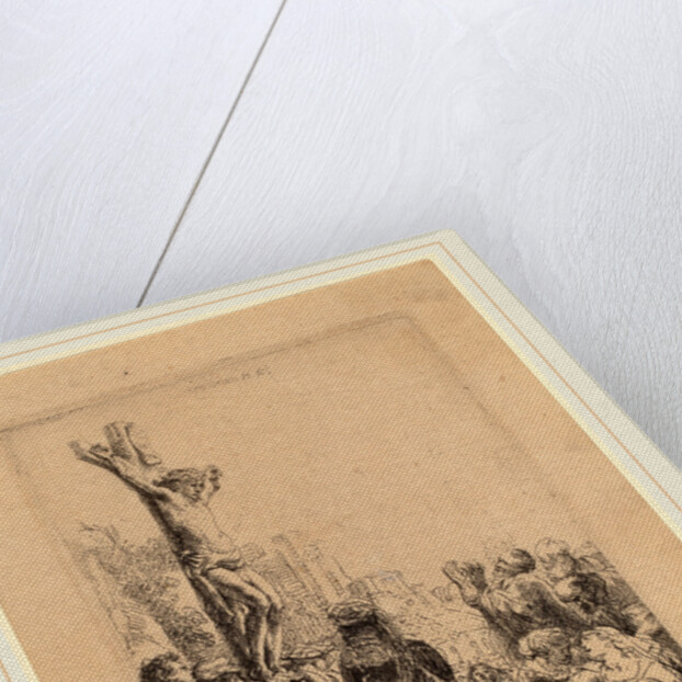 The Crucifixion: Small Plate, c. 1635 by Rembrandt van Rijn