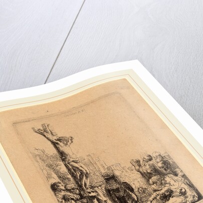 The Crucifixion: Small Plate, c. 1635 by Rembrandt van Rijn