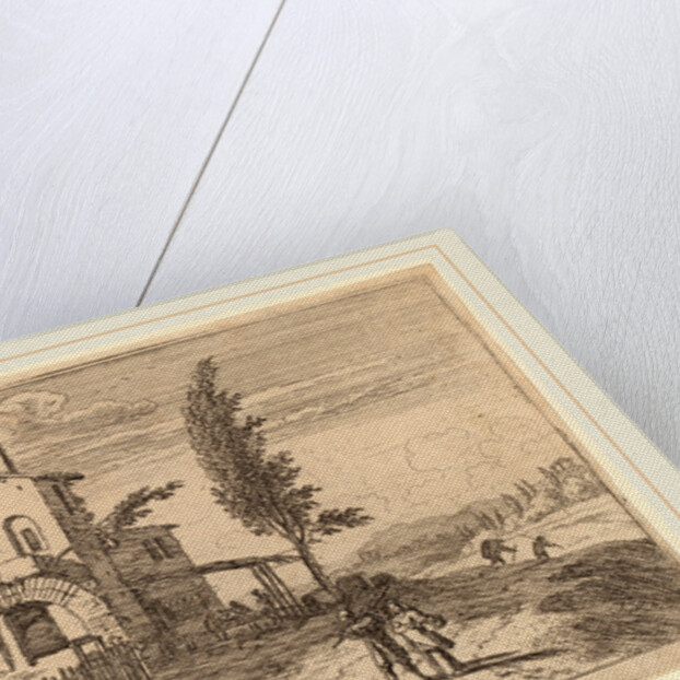 Inn in the Ruins of the Palace of the Emperors by Herman van Swanevelt