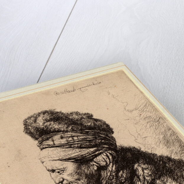 The Second Oriental Head, c. 1635 by Rembrandt van Rijn and Studio of Rembrandt van Rijn