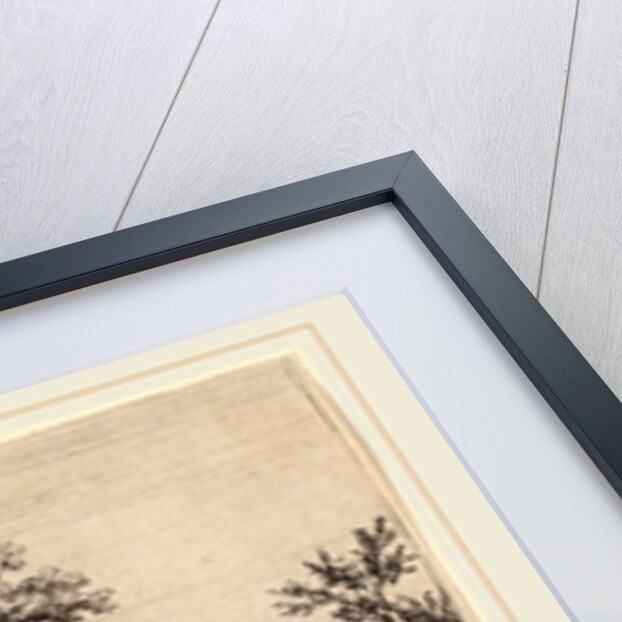 Four Men on a Stone Bridge by Anthonie Waterloo