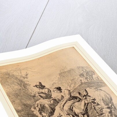 Shepherdess on a Donkey, 1655 by Nicolaes Pietersz Berchem