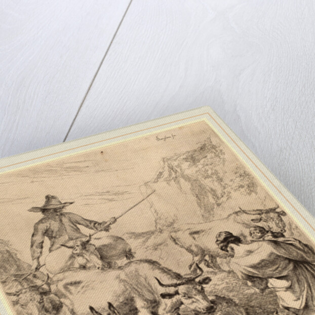 Herd Crossing the Brook by Nicolaes Pietersz Berchem