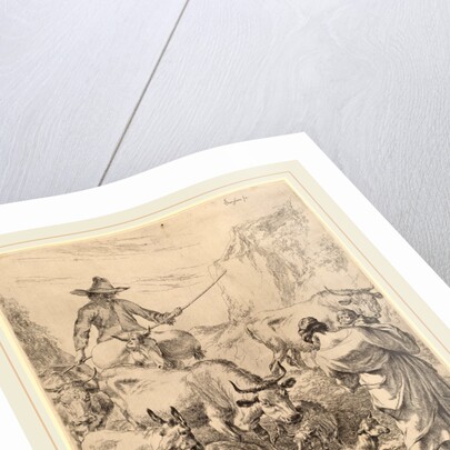 Herd Crossing the Brook by Nicolaes Pietersz Berchem