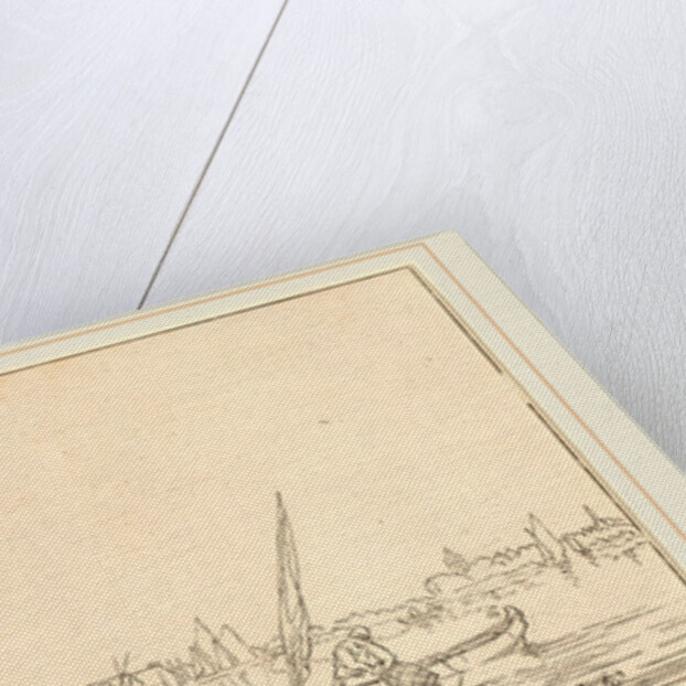 River with Town, 1775 by Cornelis Ploos van Amstel and Bernhard Schreuder