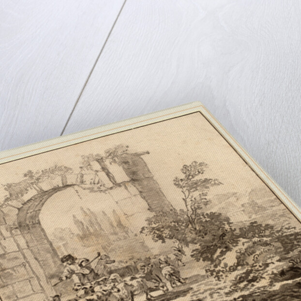 Flock of Goats, 1781 by Cornelis Ploos van Amstel and Cornelis Brouwer