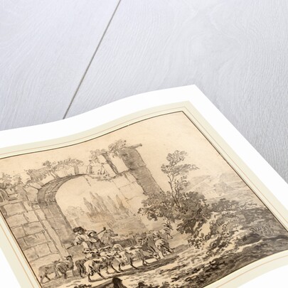 Flock of Goats, 1781 by Cornelis Ploos van Amstel and Cornelis Brouwer