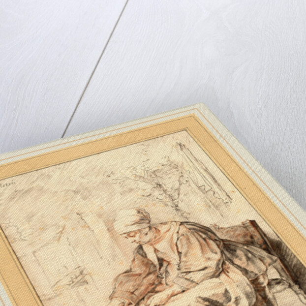 Pancake Woman, 1768 by Cornelis Ploos van Amstel and Johannes Kornlein