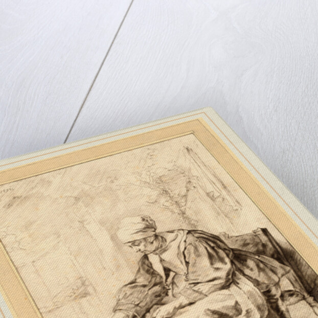 Pancake Woman, 1768 by Cornelis Ploos van Amstel and Johannes Kornlein