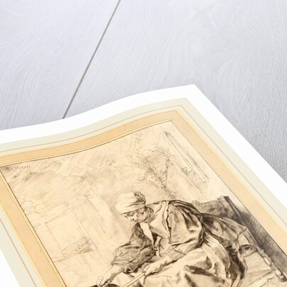 Pancake Woman, 1768 by Cornelis Ploos van Amstel and Johannes Kornlein