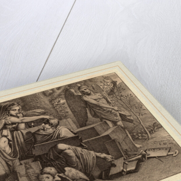 Young Man Inspired by Genius, 1810 by Carl Russ