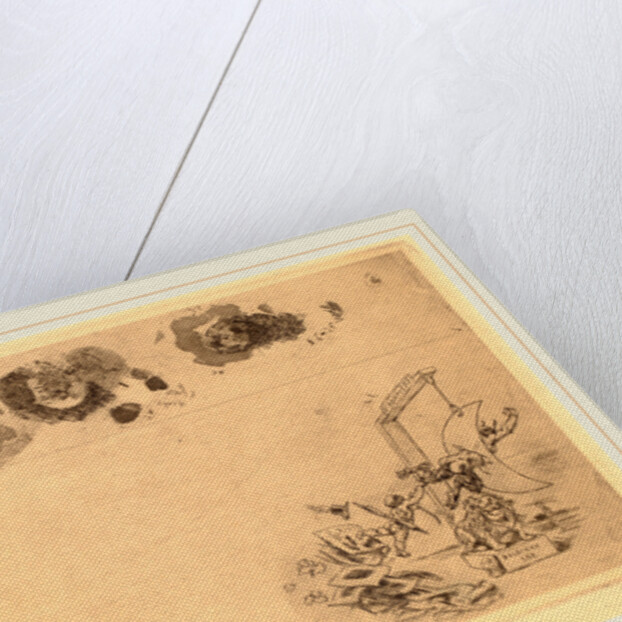 Belgian Border, Bill of Disorder, 1871 by Félicien Rops