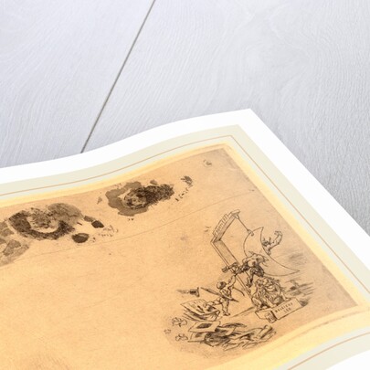 Belgian Border, Bill of Disorder, 1871 by Félicien Rops