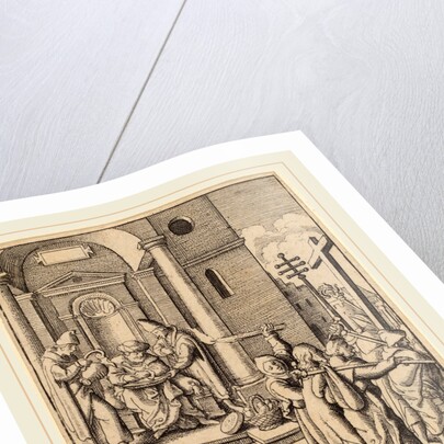 The Washing of Hands by Wenceslaus Hollar