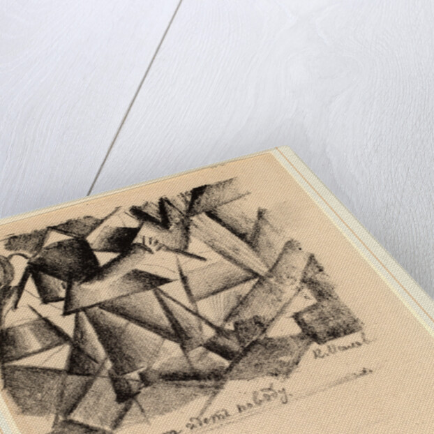 A Peasant Woman Goes for Water, Russian, 1913 by Kazimir Severinovich Malevich