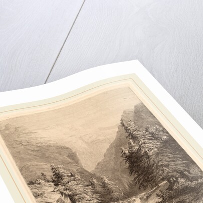 Mountain Waterfall by Alexandre Calame