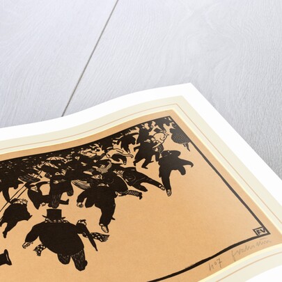 La Manifestation by Félix Vallotton