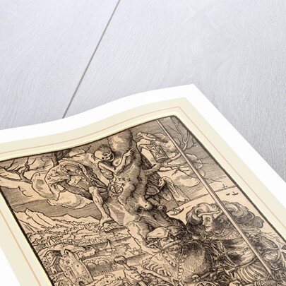 Two Mercenaries and a Woman, Swiss-1529, 1524 by Urs Graf I