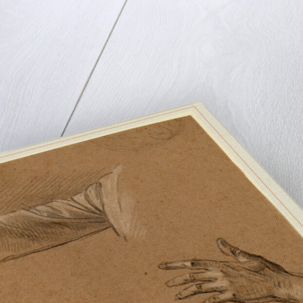 Study of a Right Arm and a Left Hand by Benjamin West