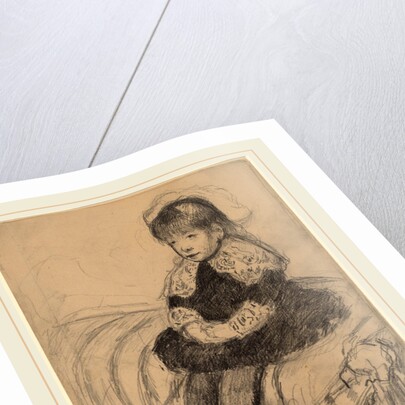 Child Seated on a Sofa by Mary Cassatt