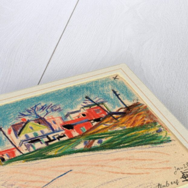 Street in the Bronx by Oscar F. Bluemner