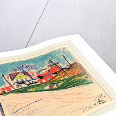 Street in the Bronx by Oscar F. Bluemner