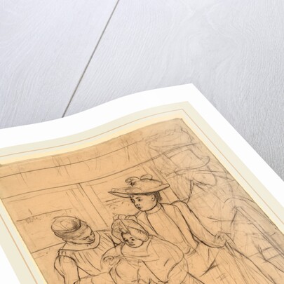 In the Omnibus recto by Mary Cassatt