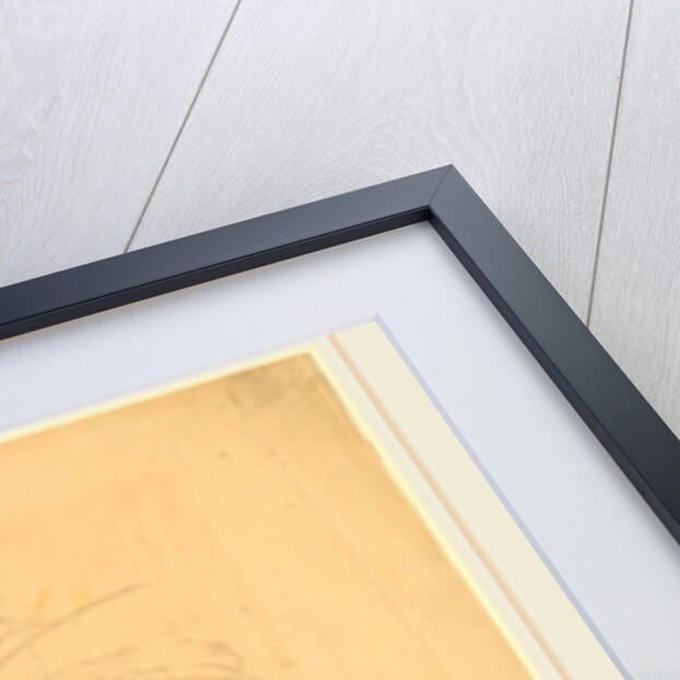 Drapery Study for Reclining Female Study for Painting by Kenyon Cox