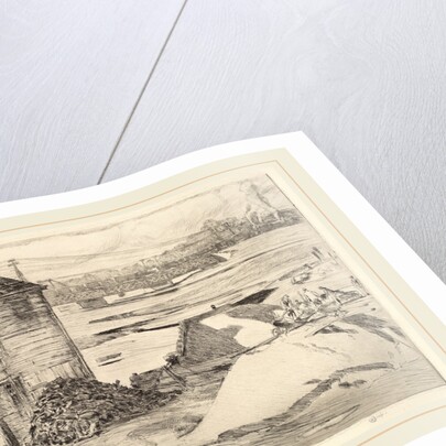 Low Tide, Cos Cob Bridge by Childe Hassam