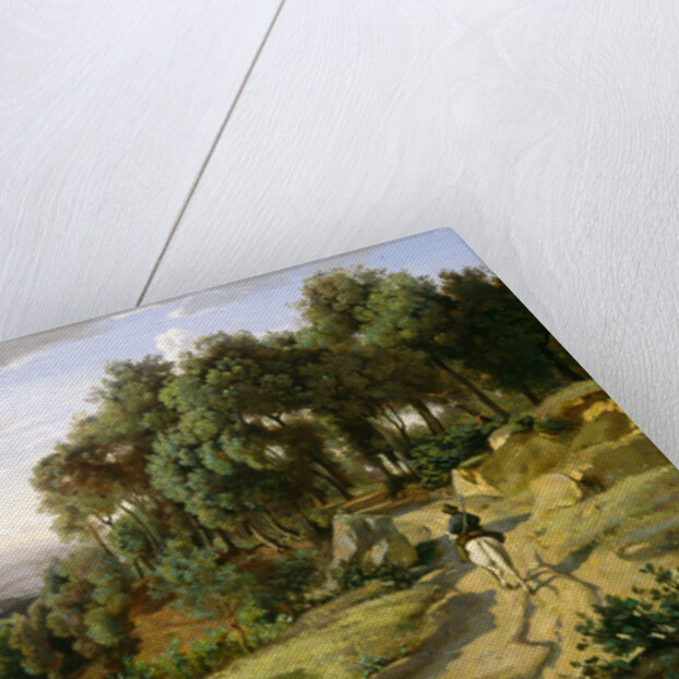 A View near Volterra, 1838 by Jean-Baptiste-Camille Corot