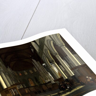 Dutch, The Interior of the Oude Kerk, Amsterdam, c. 1660 by Emanuel de Witte