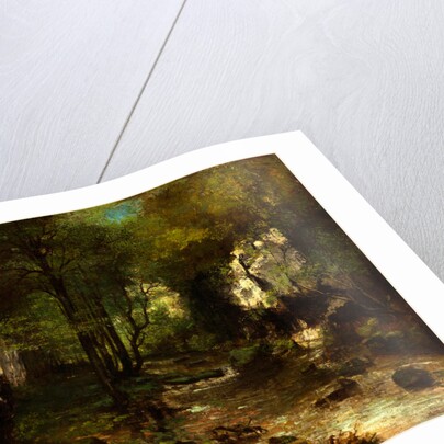 The Stream(vallée de la Loue), 1855 by Gustave Courbet