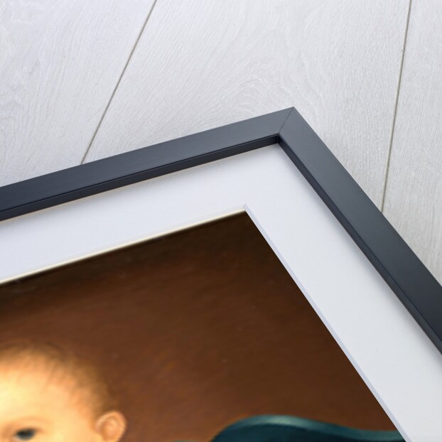 Baby in Blue Cradle, c. 1840 by Anonymous