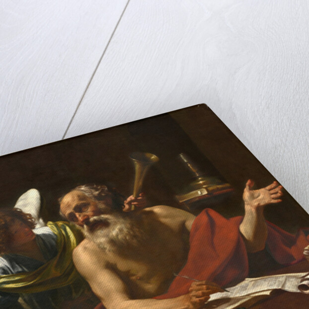 Saint Jerome and the Angel by Simon Vouet